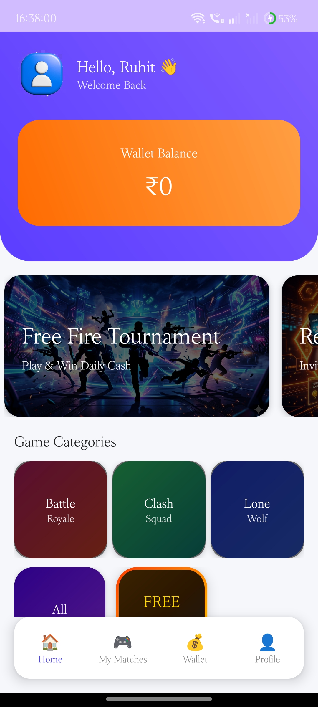 ZG Tournament Hub Screenshot 1