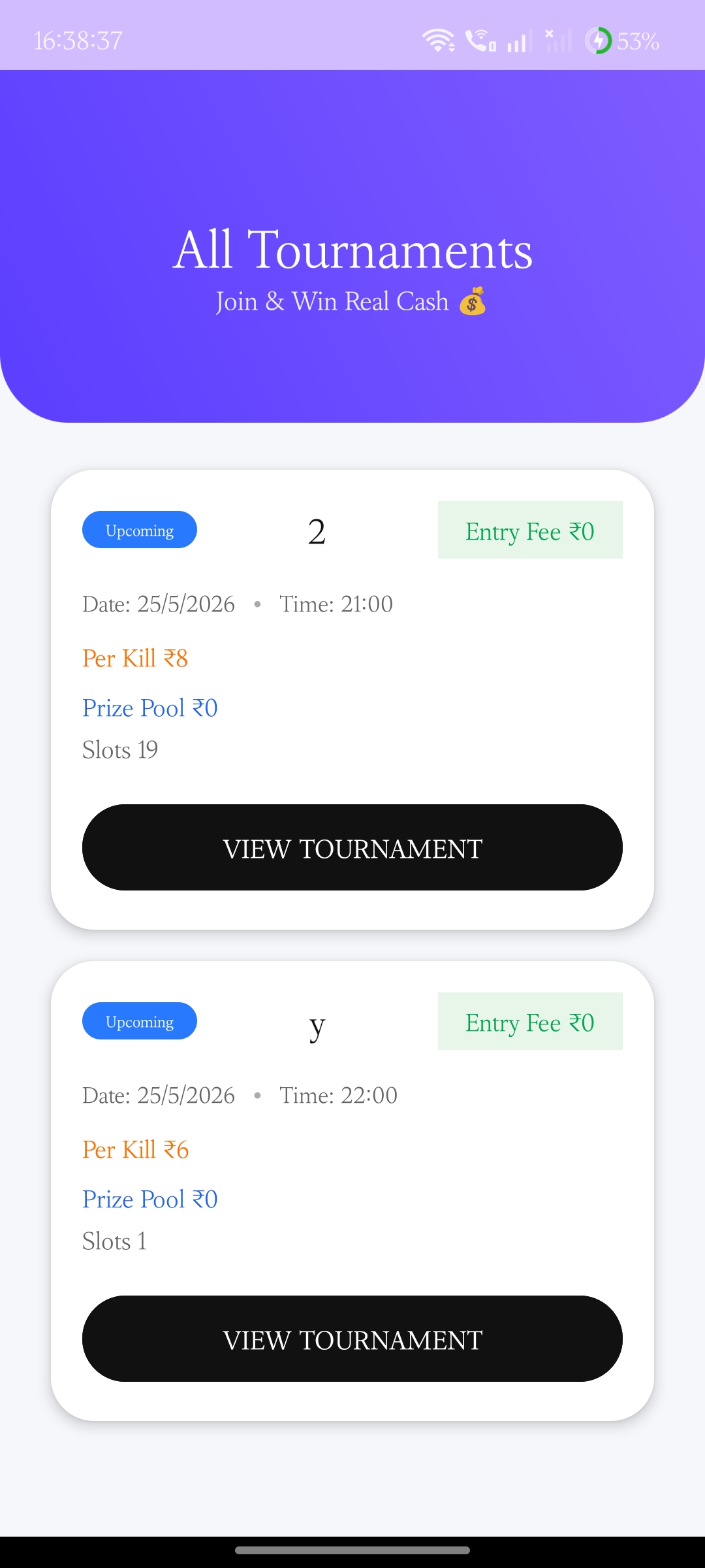 ZG Tournament Hub Screenshot 4
