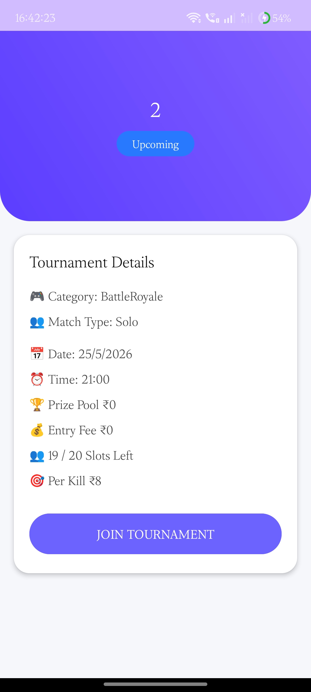 ZG Tournament Hub Screenshot 5